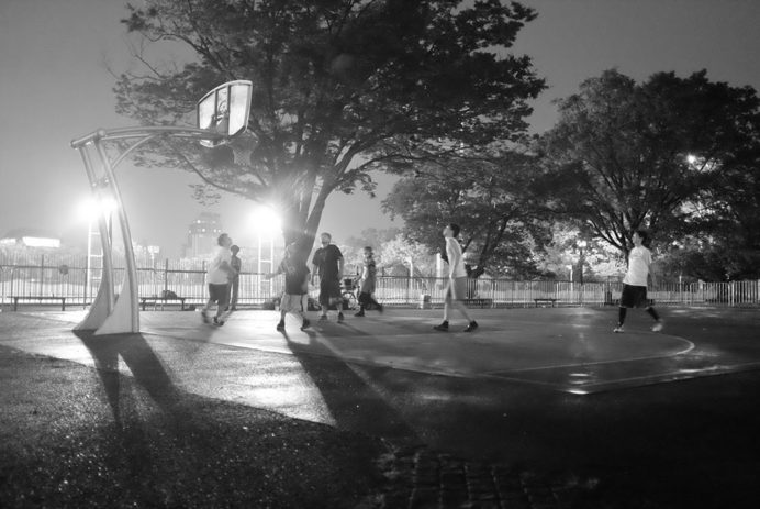 Tokyo kids playing basketball. By Roel F. Concepcion
